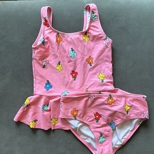 Girls Two Piece Bathing Suit